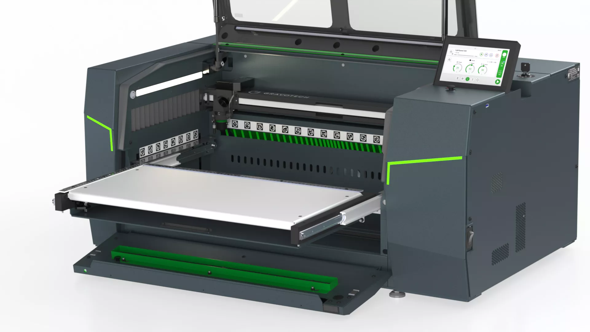 mac p lightspeed300 co2 three quarter right doors opened drawer opened 6a4e33d4a3f2c